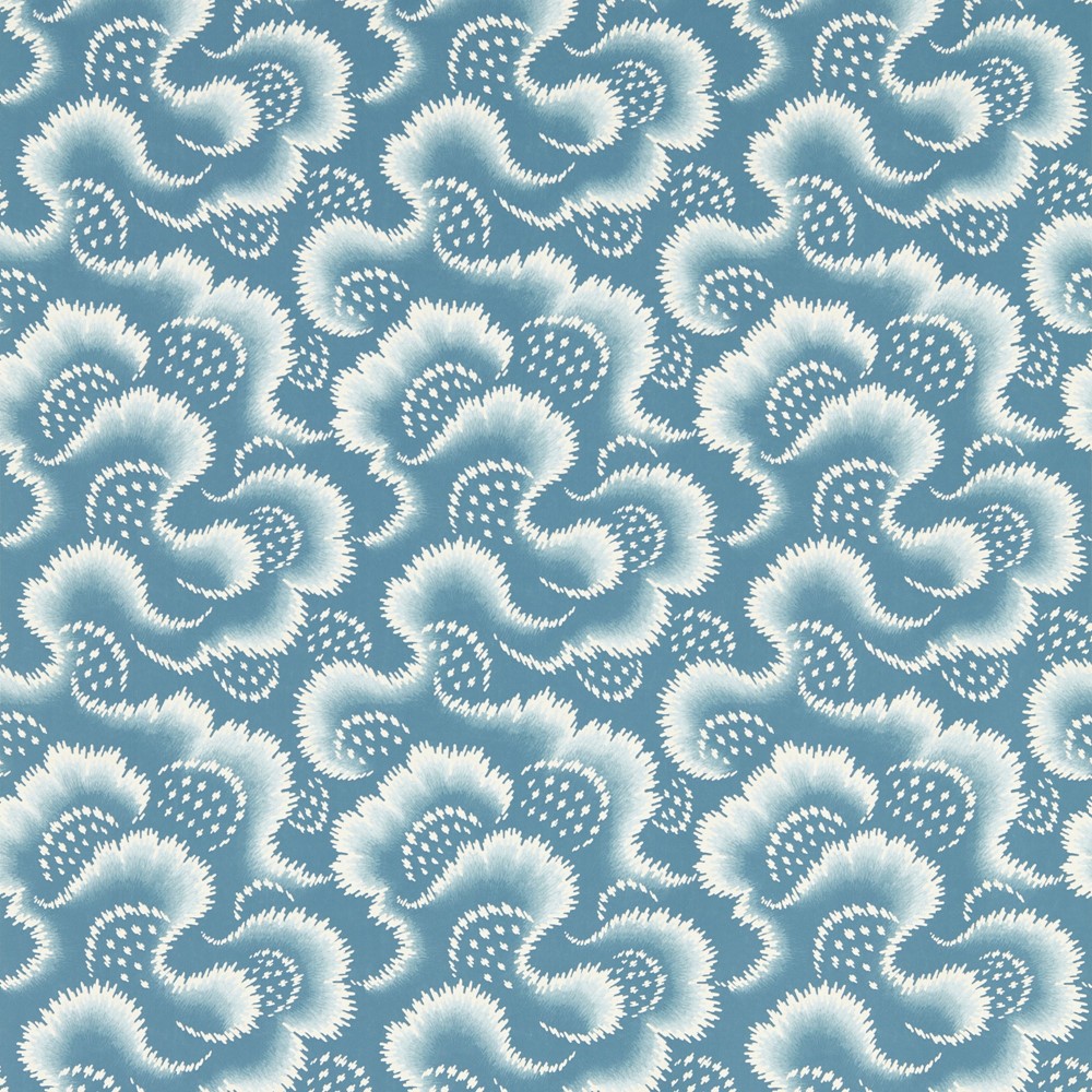 Ludaix Wallpaper 113149 by Harlequin x Henry Holland in Pacific Blue